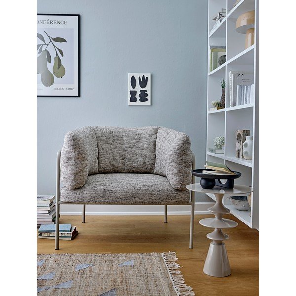 Šedobéžové křeslo Karel – Bloomingville-image-1