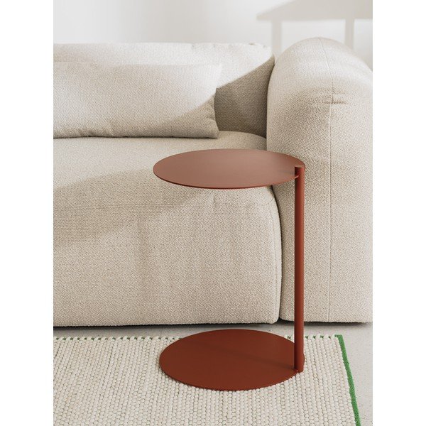 Ocelový kulatý odkládací stolek 41x40 cm Ande – noo.ma-image-4