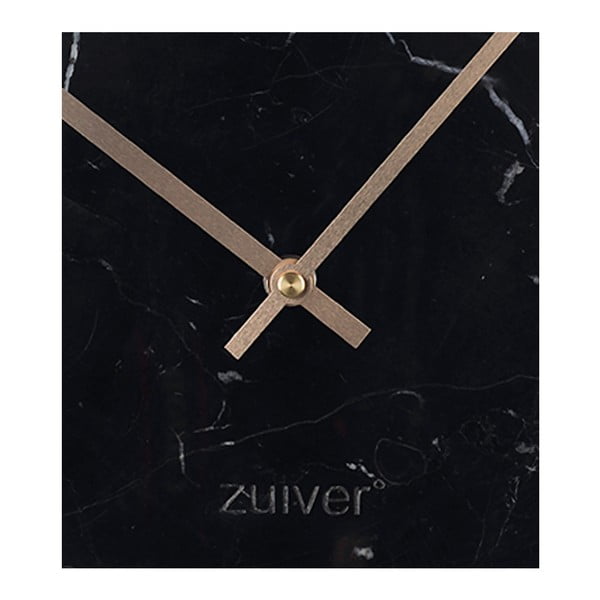 Černé nástěnné mramorové hodiny Zuiver Marble Time-image-1