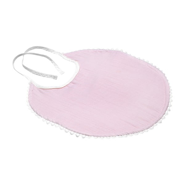 Růžový mušelínový bryndák Kindsgut London-image-2