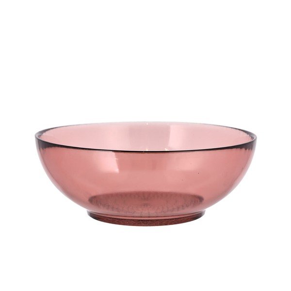Růžová skleněná mísa ø 24 cm Kusintha - Bitz