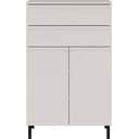 Krémová vysoká koupelnová skříňka 60x97 cm Salinas – Germania