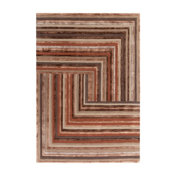 Vlněný koberec v cihlové barvě 160x230 cm Network Terracotta – Asiatic Carpets