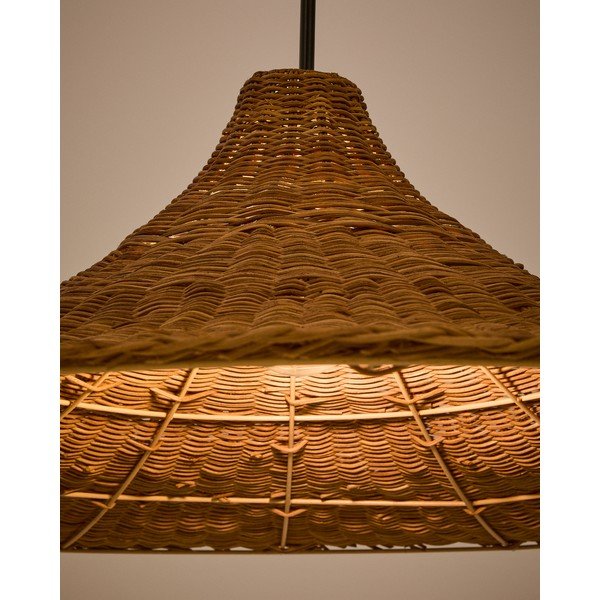 Stínidlo v přírodní barvě ø 92 cm Bladia – Kave Home-image-1