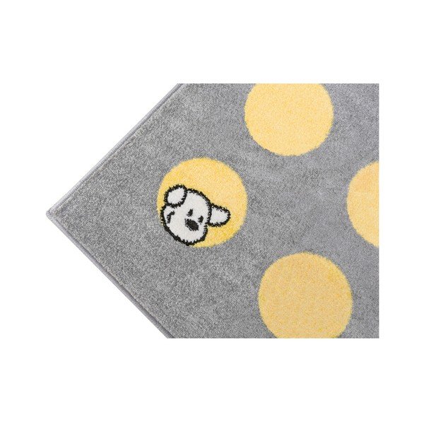 Žluto-šedý koberec Mazzini Sofas Puppy, 160 x 230 cm-image-1