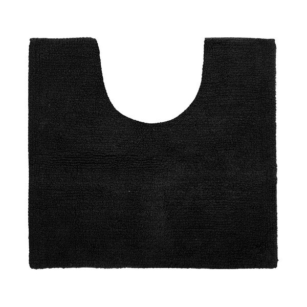 Černá koupelnová předložka 50x45 cm Riva - Tiseco Home Studio