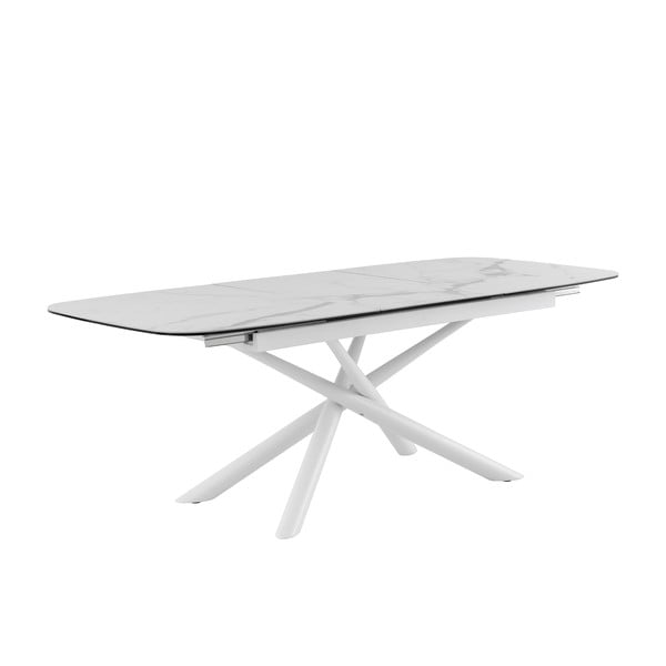 Bílošedý rozkládací jídelní stůl sømcasa Ness, 160 x 95 cm-image-4
