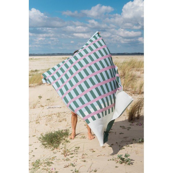 Zelená/růžová deka 160x200 cm Onu – noo.ma-image-3