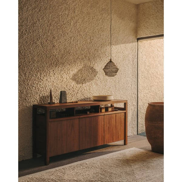 Závěsné svítidlo ve zlaté barvě s kovovým stínidlem ø 30 cm Sarraco – Kave Home-image-2