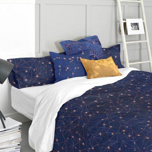 Bavlněný povlak na polštář Blanc Deep Blue, 60 x 60 cm-image-1