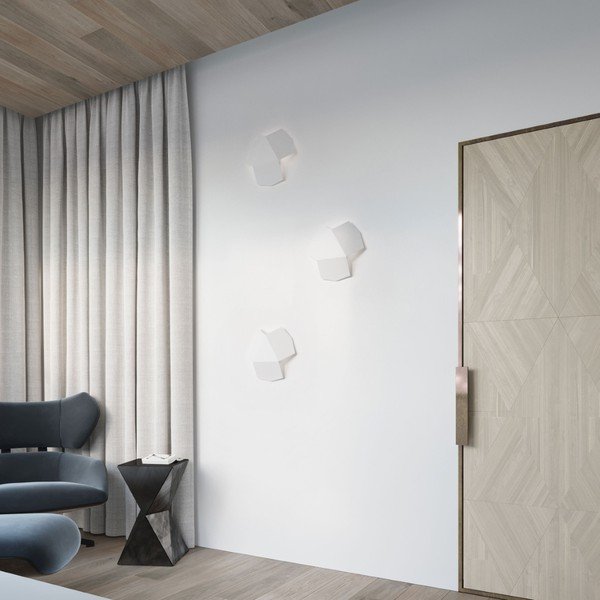 Bílé nástěnné svítidlo Hiru – Sollux-image-1