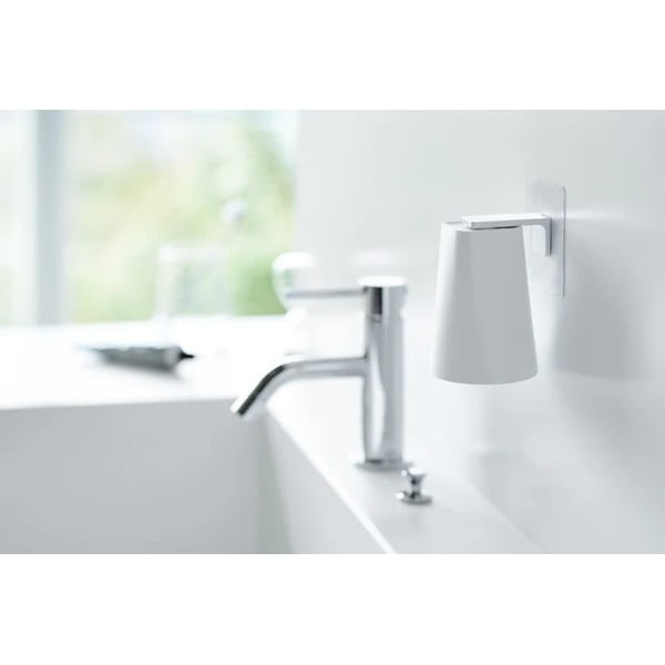 Bílý plastový držák s kelímkem Film Hook – YAMAZAKI-image-1