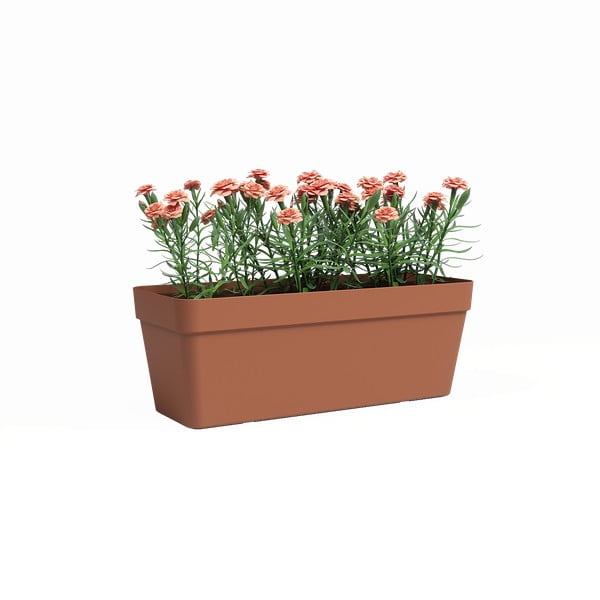 Samozavlažovací truhlík z recyklovaného plastu 50 cm Capri – Artevasi-image-1