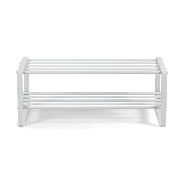 Bílý kovový botník 70x29x27 cm Rex – Spinder Design-image-1