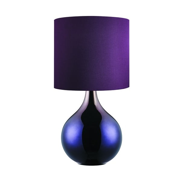 Stolní lampa Bulbo, fialová