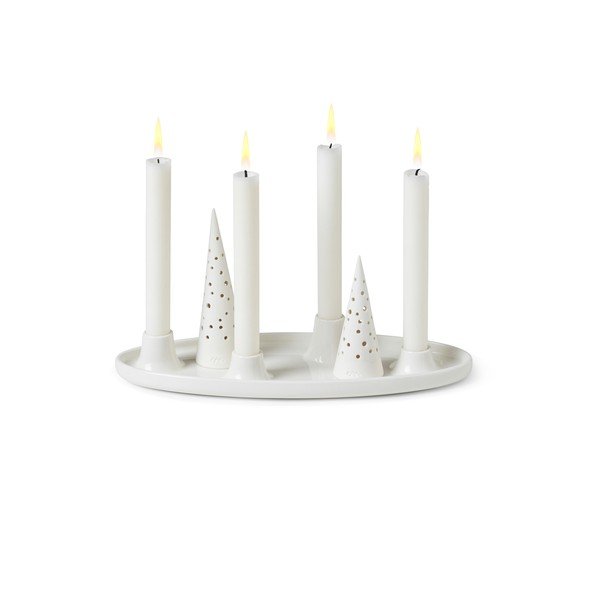 Porcelánový adventní svícen s vánočním motivem Nobili – Kähler Design-image-2