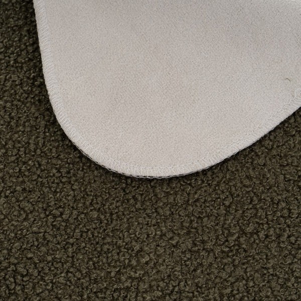 Tmavě zelená syntetická kožešina 60x90 cm Sherpa – Casa Selección-image-2