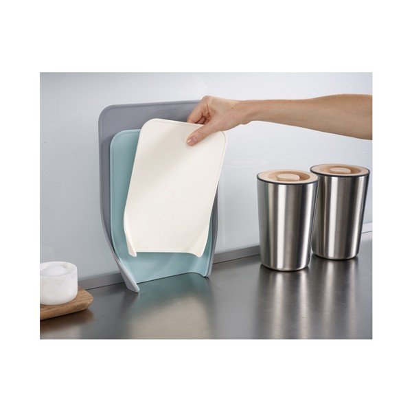 Sada 3 šedo-modrých prkének Joseph Joseph Nest Chop-image-1