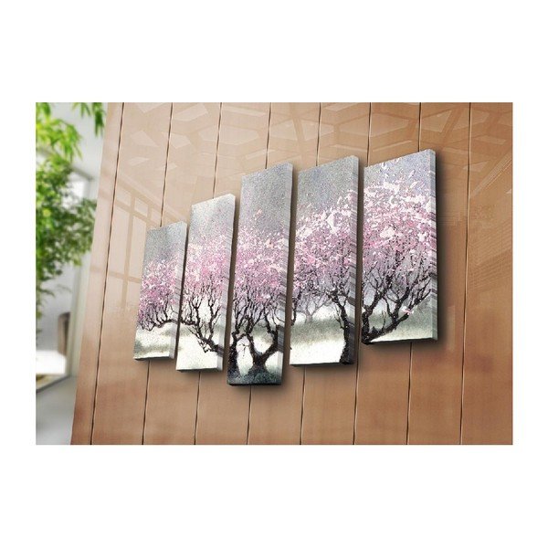 5dílný obraz na plátně Cherry Blossom-image-2