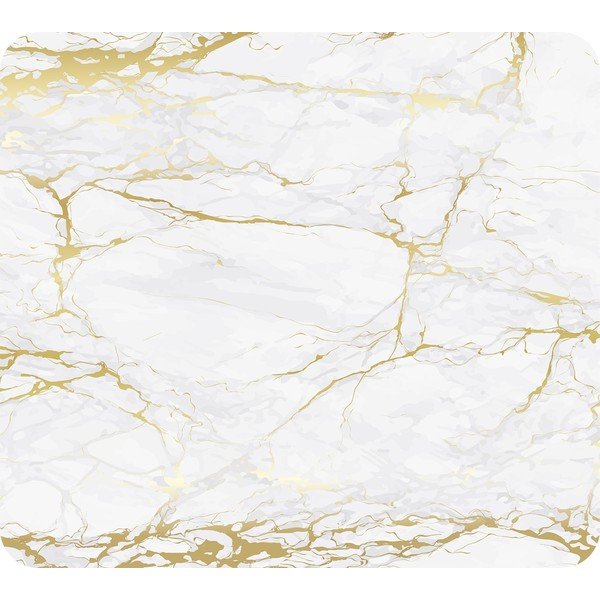 Kryt na zeď u sporáku z tvrzeného skla 50x56 cm Marble Gold – Wenko