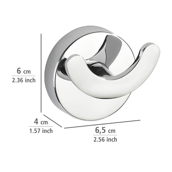 Samodržící háček Wenko Vacuum-Loc Capri Duo, nosnost až 33 kg-image-4