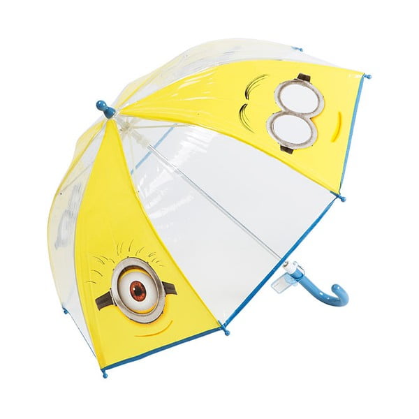 Dětský transparentní holový deštník Birdcage Minions, ⌀ 60 cm