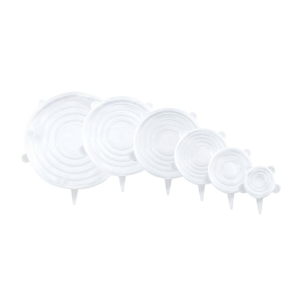 Silikonová univerzální víčka na potraviny v sadě – Maximex