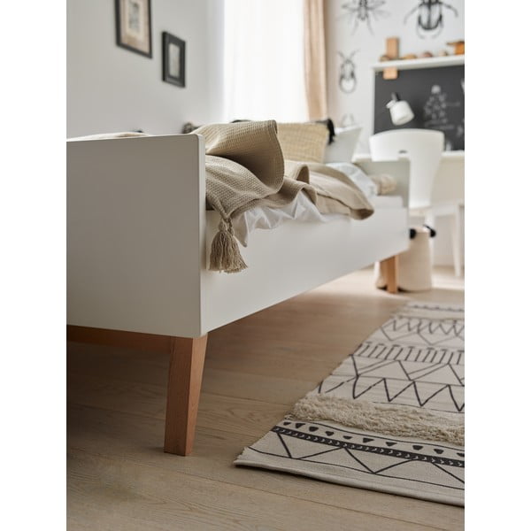 Bílá dětská postel 120x200 cm Swing – Pinio-image-1