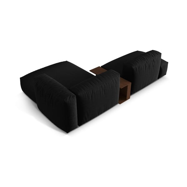 Černá modulární rohová pohovka (pravý roh) Martina – Micadoni Home-image-4