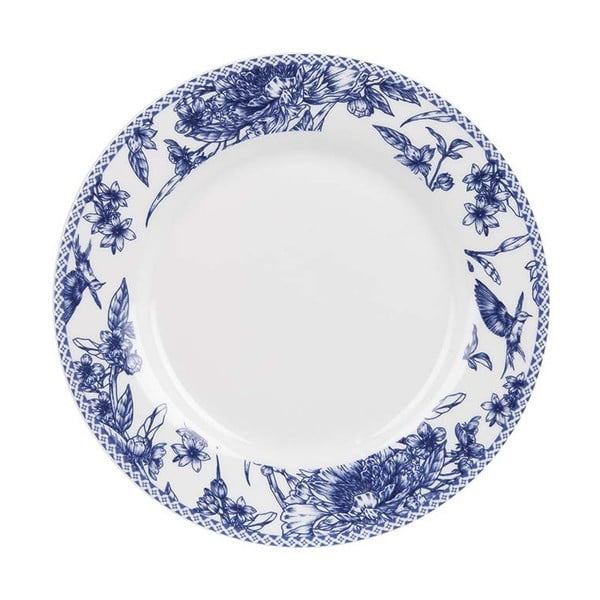Dezertní talíř z kostního porcelánu Ashdene Indigo Blue, ⌀ 19 cm