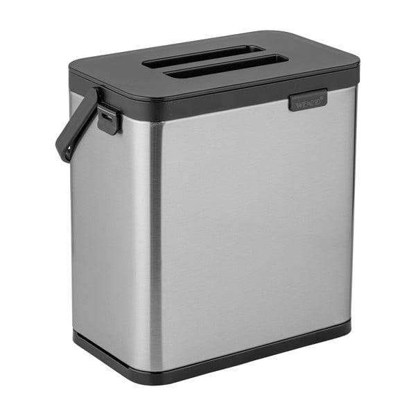 Nádoba na kompostovatelný odpad v matně stříbrné barvě 3 l Colin – Wenko