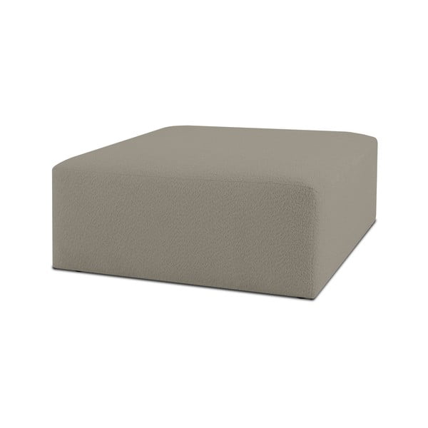 Světle hnědý modul pohovky z textilie bouclé Roxy – Scandic-image-2