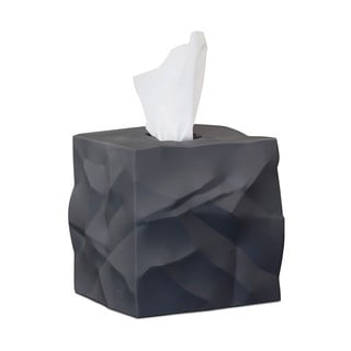 Černý box na kapesníčky Essey Wipy Cube