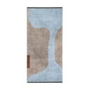 Bavlněný pratelný běhoun ve světle modré a béžové barvě 70x150 cm Figura – Mette Ditmer Denmark