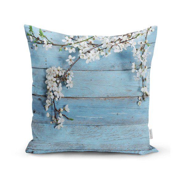 Sada 4 dekorativních povlaků na polštáře Minimalist Cushion Covers Winter Flowers, 45 x 45 cm-image-3