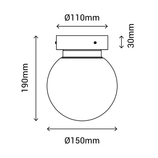 Stropní svítidlo v bronzové barvě SULION Sena, ø 15 cm-image-2