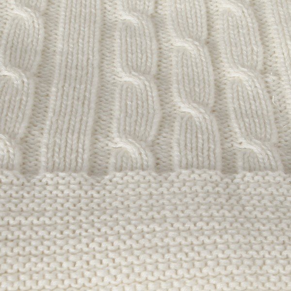 Bílá bavlněná deka Homemania Decor Softy, 130 x 170 cm-image-1