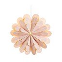 Růžová závěsná vánoční světelná dekorace Marigold – Markslöjd