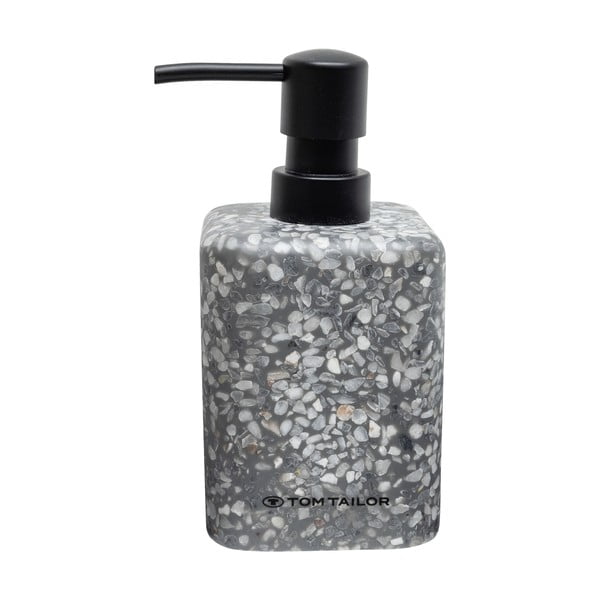 Šedý dávkovač mýdla z polyresinu 270 ml Tom Tailor T-Terrazzo – Wenko