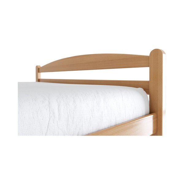 Dvoulůžková postel z bukového dřeva s roštem 180x200 cm v přírodní barvě Bellariva – B.E.S.-image-4