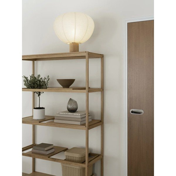 Bílá/v přírodní barvě stolní lampa s papírovým stínidlem (výška 45 cm) Kami – Blomus-image-2