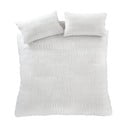 Bílé povlečení na jednolůžko 135x200 cm Seersucker - Catherine Lansfield