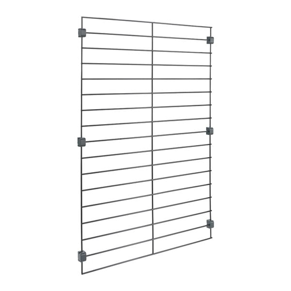 Černá kovová konzole pro modulární policový systém Mural – Metaltex-image-2