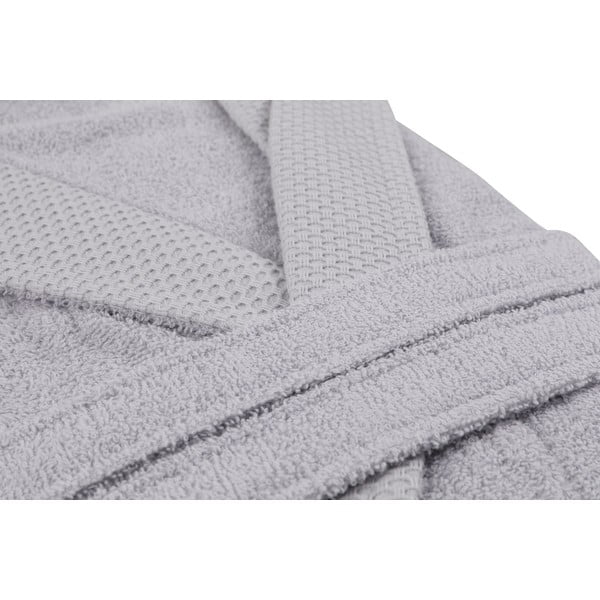 Šedý bavlněný župan velikost M Cappa – Foutastic-image-1