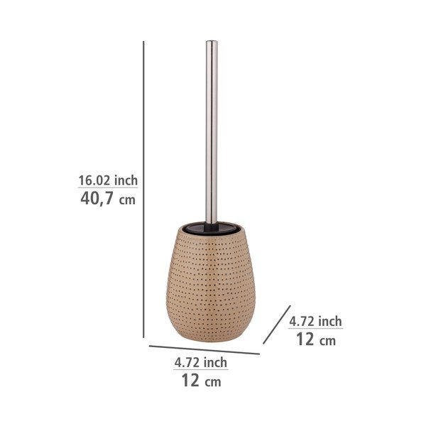 Béžová keramická WC štětka Bellante - Wenko-image-2