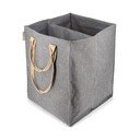 Šedý látkový koš na prádlo 71 l Laundry Hub Tweed duplo – Rolser