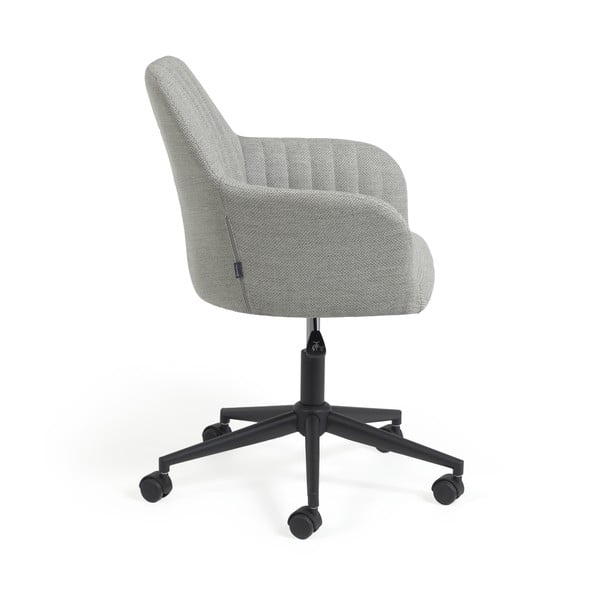 Světle šedá kancelářské židle Kave Home Madina-image-4