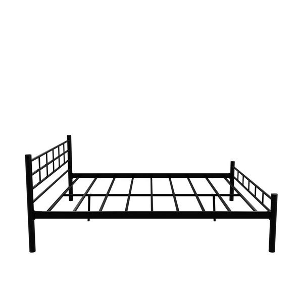 Černá kovová dvoulůžková postel s roštem 160x200 cm K70 – Kalune Design-image-3
