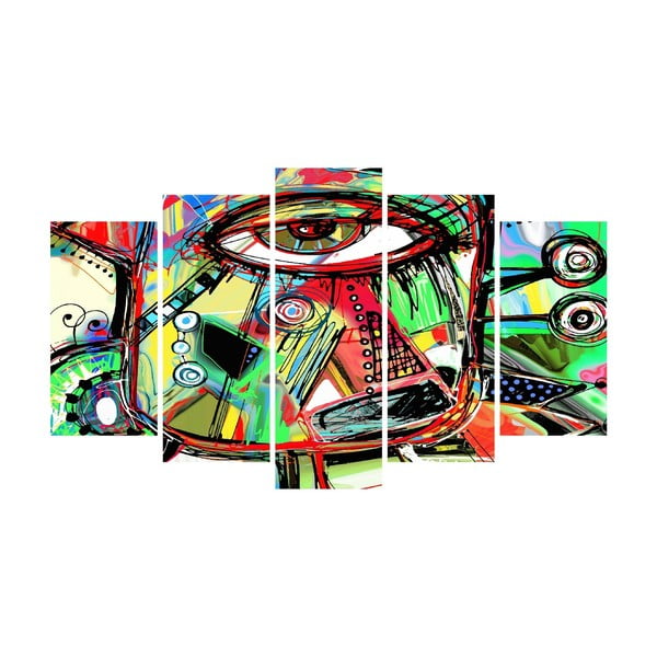 Vícedílný obraz na plátně Abstract Eye