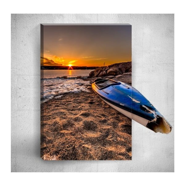 Nástěnný 3D obraz Mosticx Sunset At Beach, 40 x 60 cm